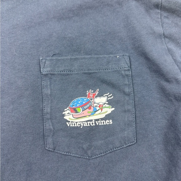 VINEYARD VINES: 1998 Ski Long Sleeve Graphic Tee -Size Large Kids - Picture 6 of 10